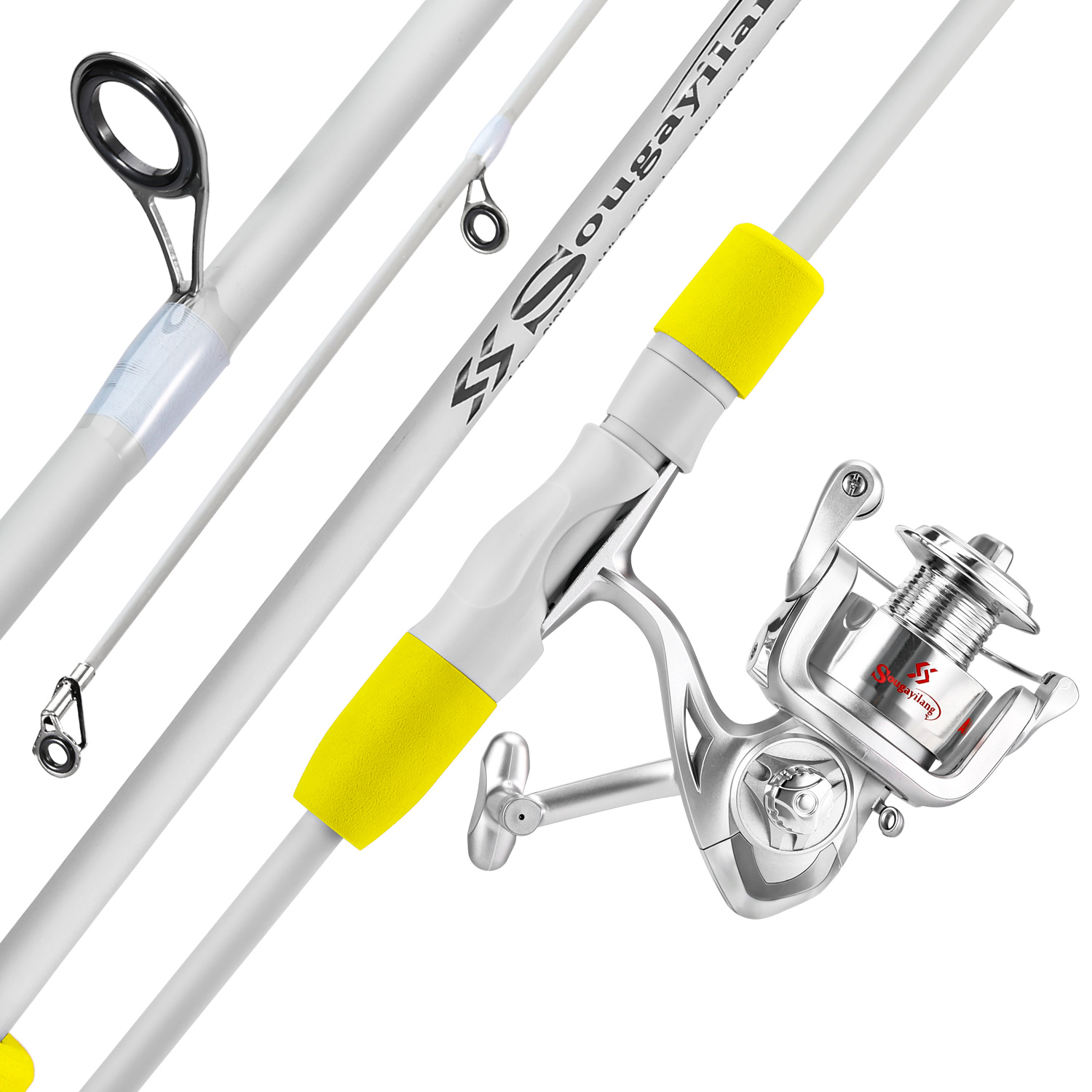 Sougayilang 2-секционная спинн – обзор и цена Fishing Rod Carbon Fiber